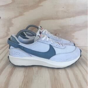 Nike -Waffle Debut Vintage -Athletic Shoes -Gray/Green -Women's -9 - DX2931-101